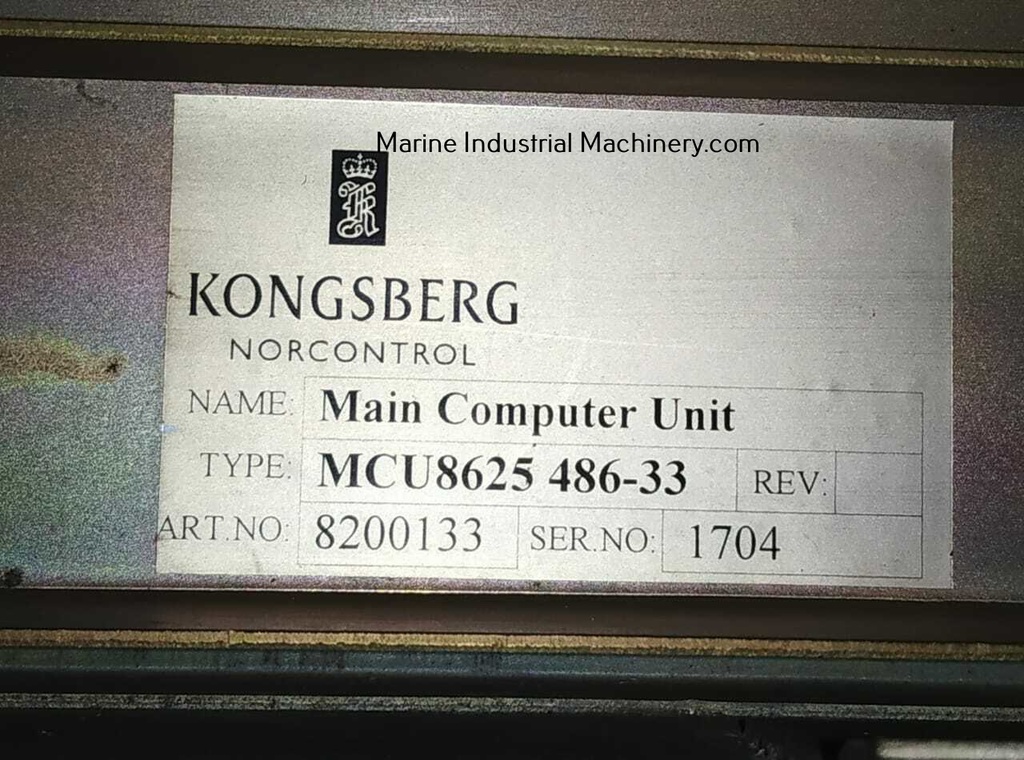 Kongsberg Norcontrol MCU 8625 Main Computer Unit