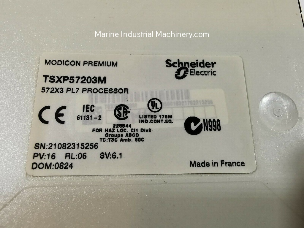 Schneider Electric TSXP57203M 572X3 PL7 Processor