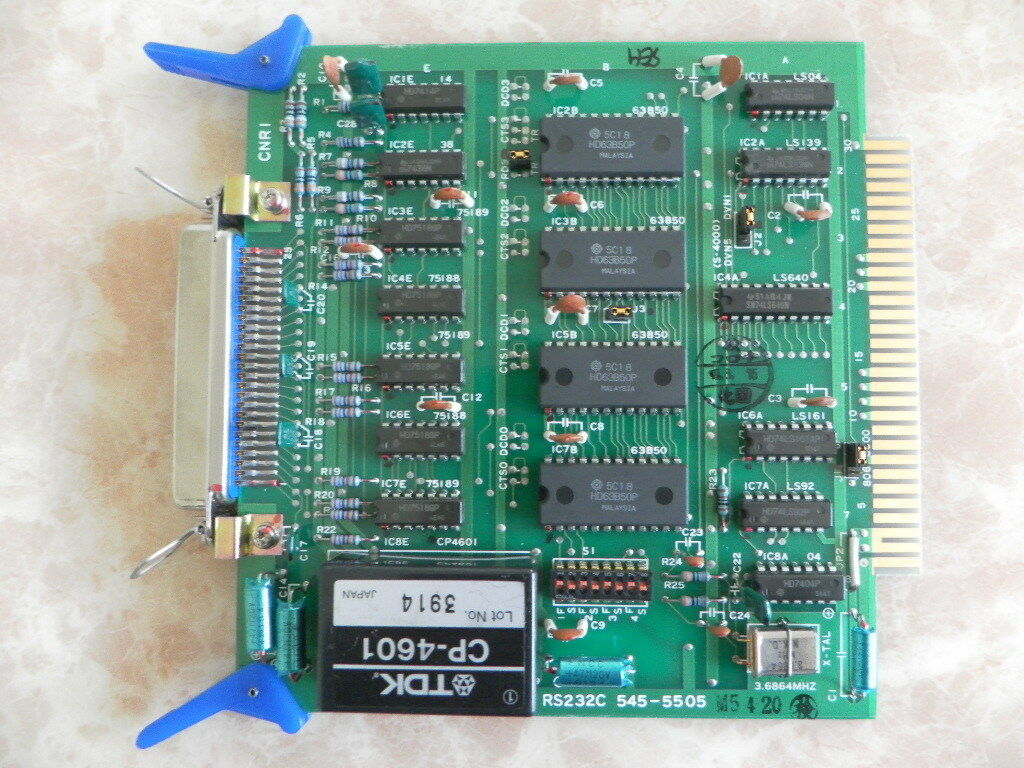 Hitachi RS232C 545-5505 Printed Circuit Board