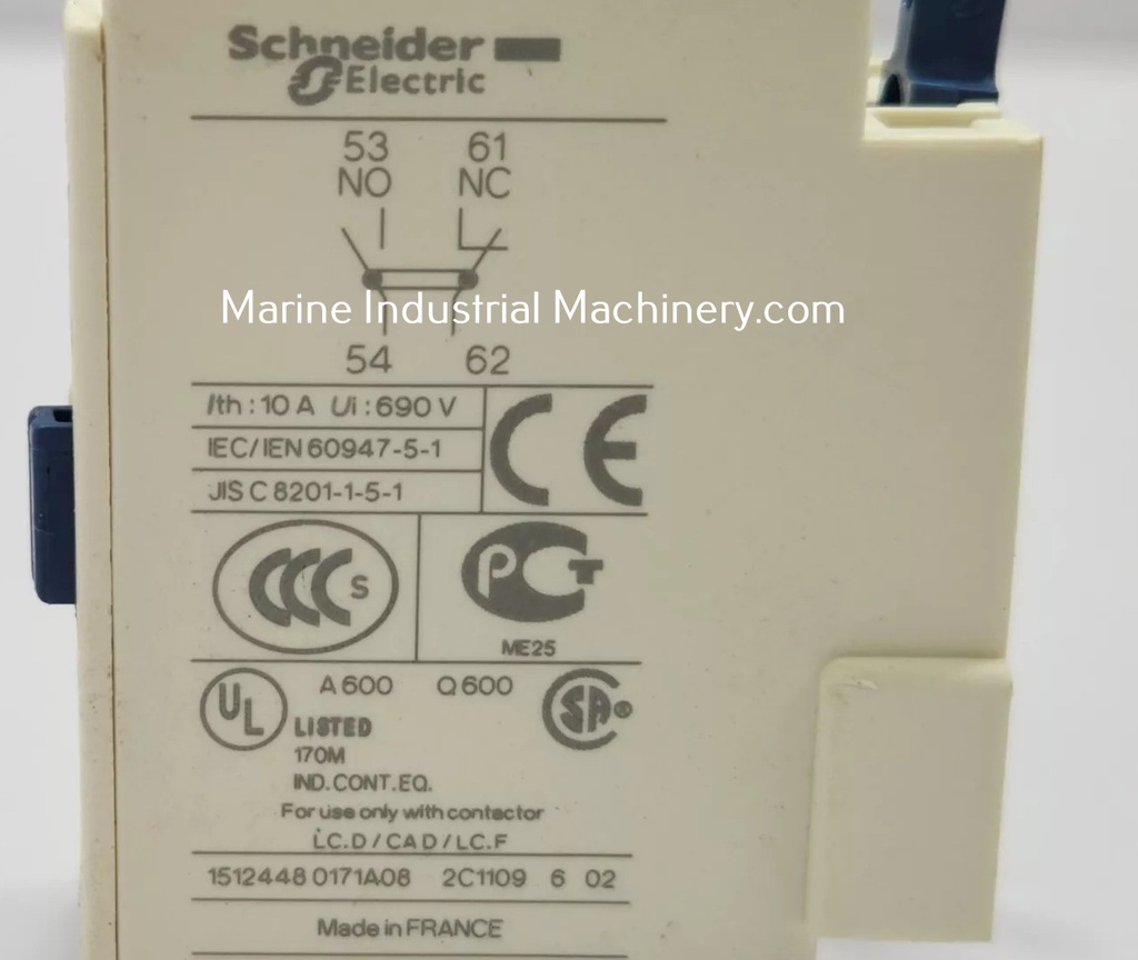 Schneider Electric LADN11 Auxiliary Contact Block