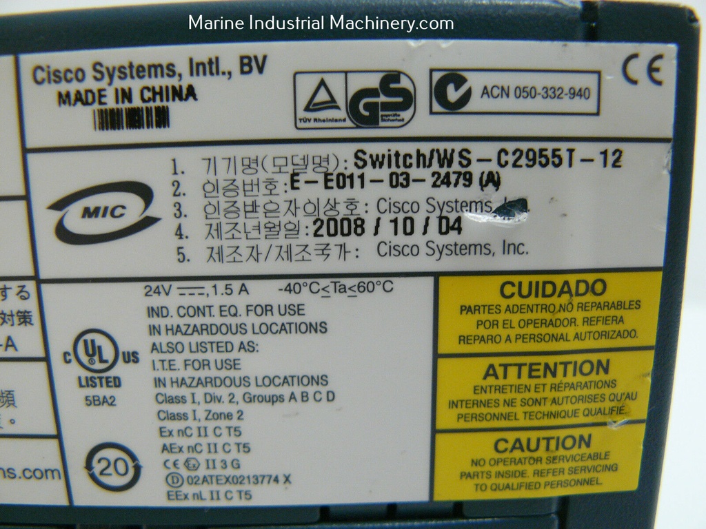 Cisco Catalyst 2955 Series WS-C2955T-12 Switch