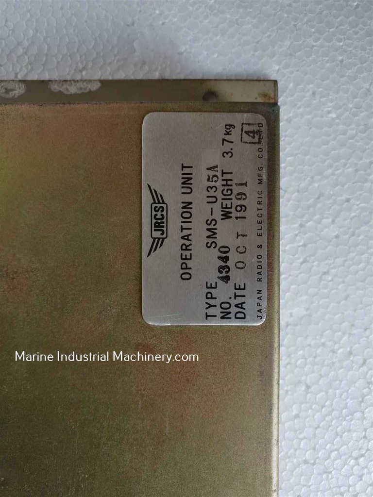 JRCS SMS-U240A Operation Panel