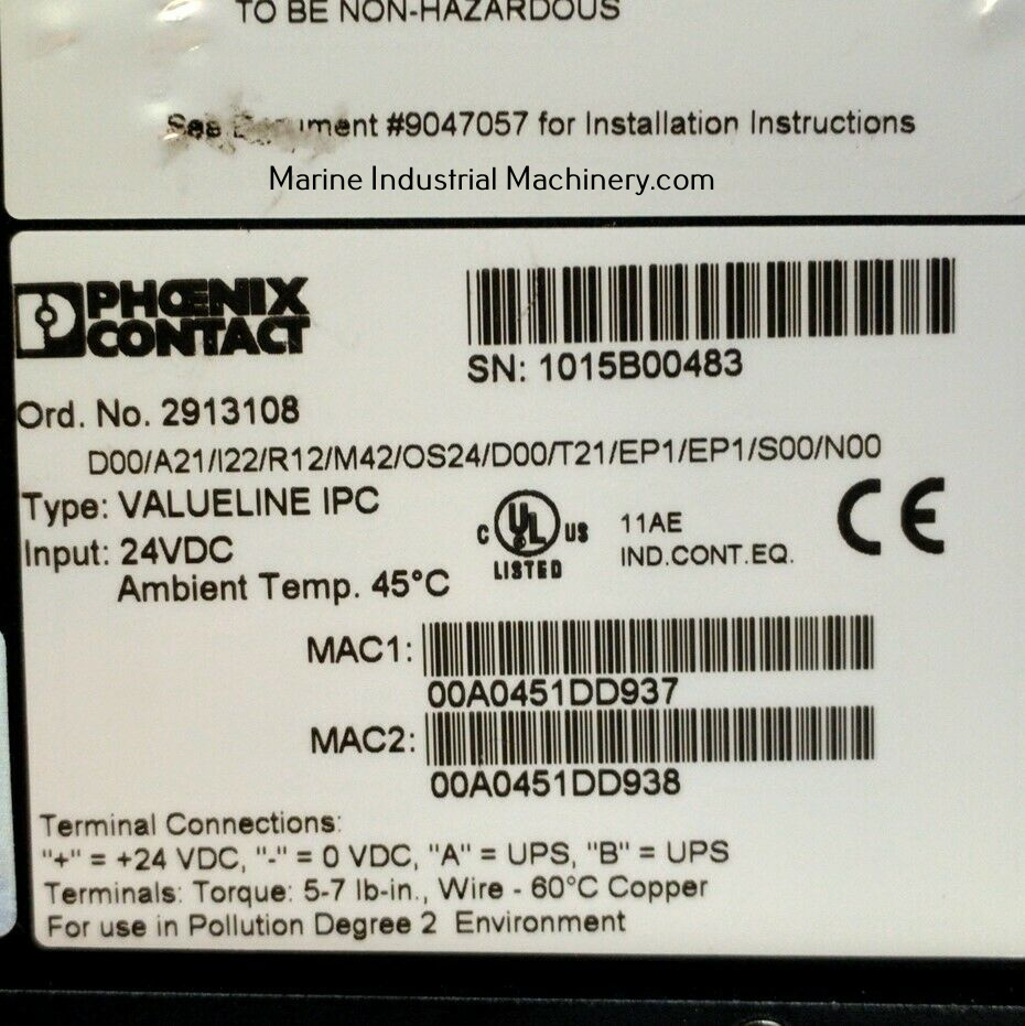 Phoenix Contact 2913108 Valueline PC