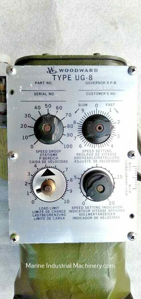 Woodward UG-8 Mechanical Hydraulic Actuator