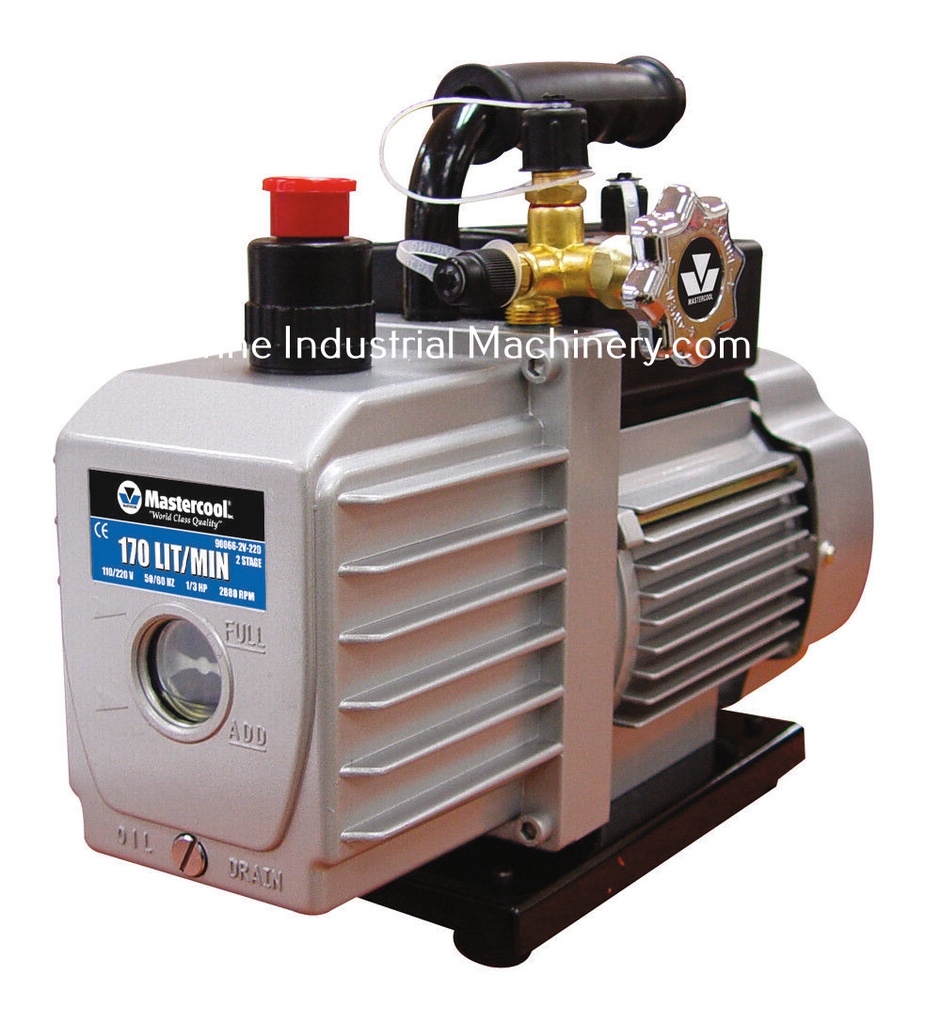 Mastercool 90066-2v-220 Refrigeration Two Stage 6cfm Vacuum Pump