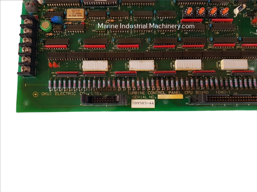 Okui Turbine 1040-1 Control Panel CPU Board