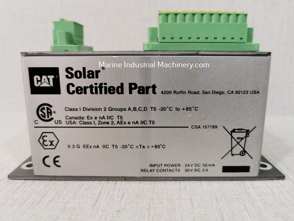 CAT 1053832-100 Solar Certified Part Overspeed Monitor 