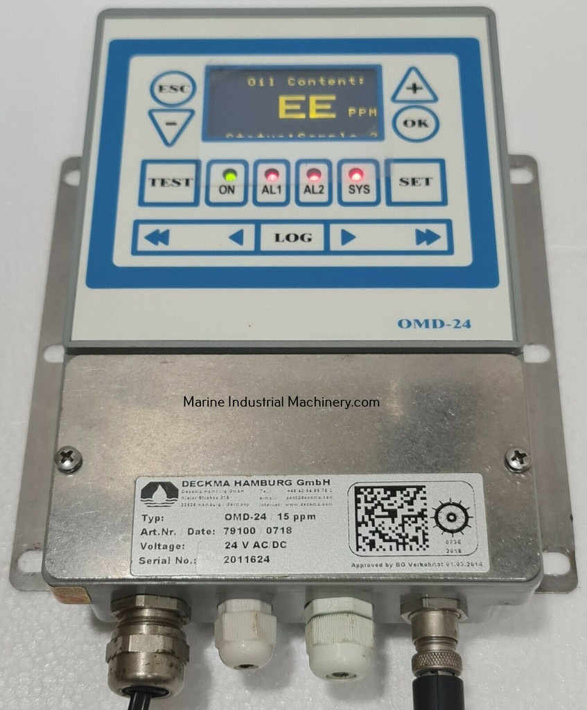 Deckma Hamburg OMD-24 15 PPM Bilge Alarm Unit