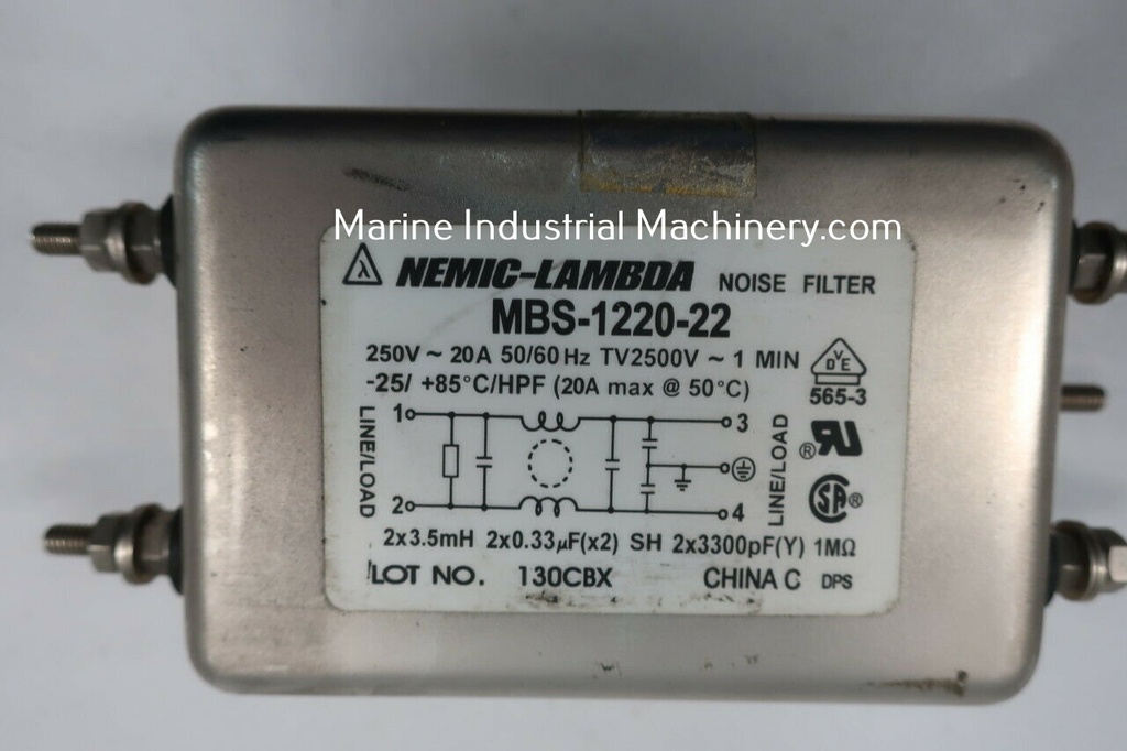 Nemic Lambda MBS-1220-22 Noise Filter