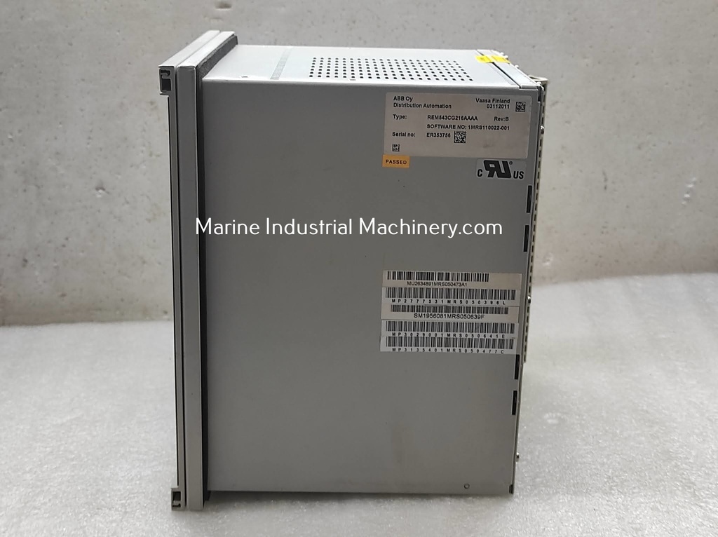 ABB REM543 Machine Protection Terminal