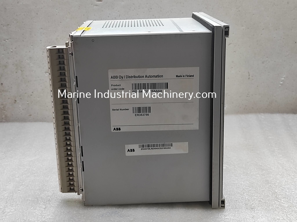 ABB REM543 Machine Protection Terminal