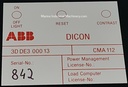 ABB Dicon CMA 112 Diesel Control Terminal Board