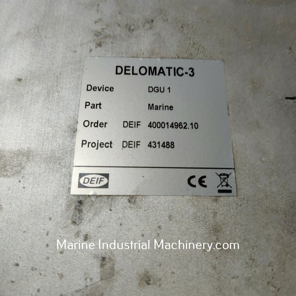 Deif DGU 1 Delomatic-3 Control System With Control Panel