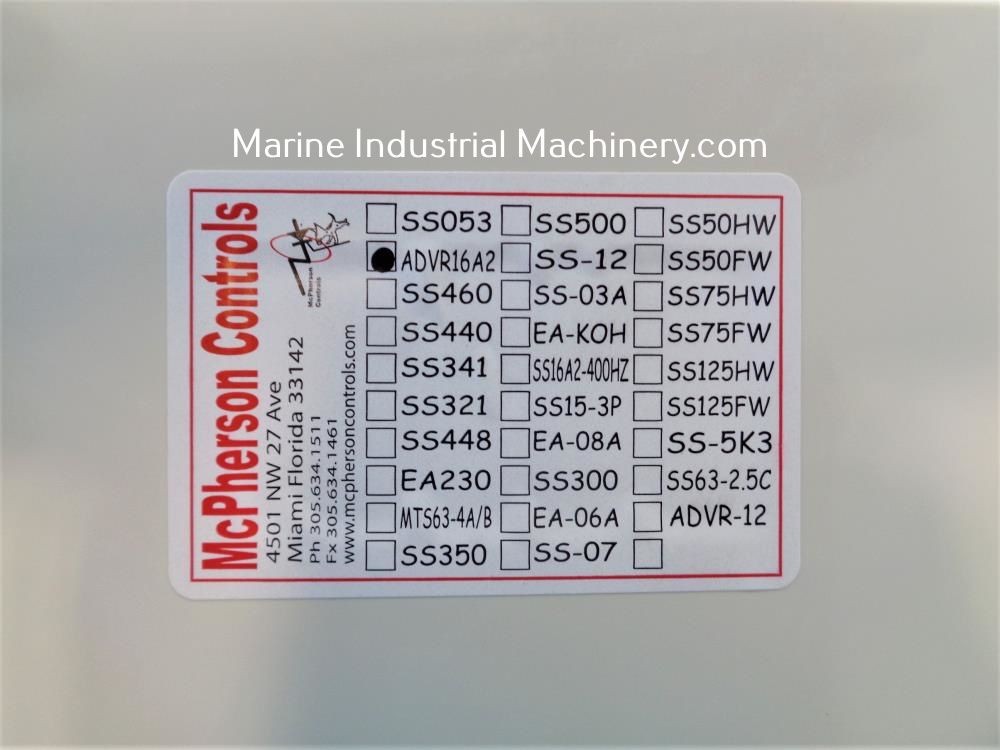 McPherson Controls ADVR16A2 Hybrid Universal Analog Digital Voltage Regulator