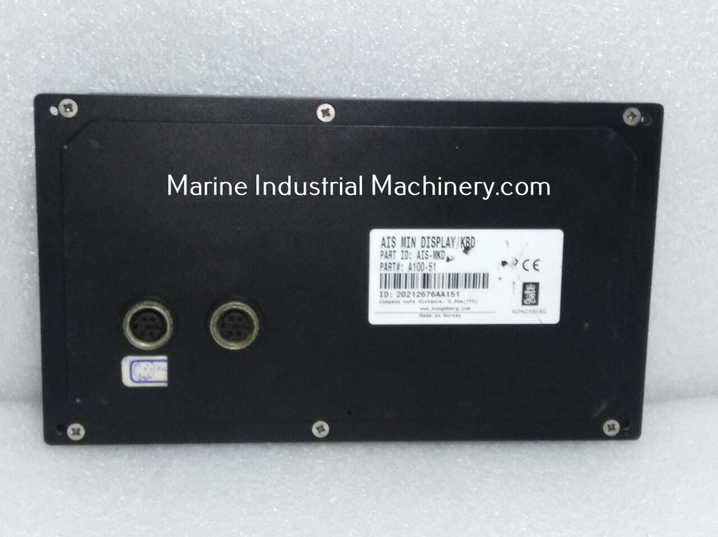 Kongsberg AIS-MKD A100-51 Seatex A I S Instruction Manual Display