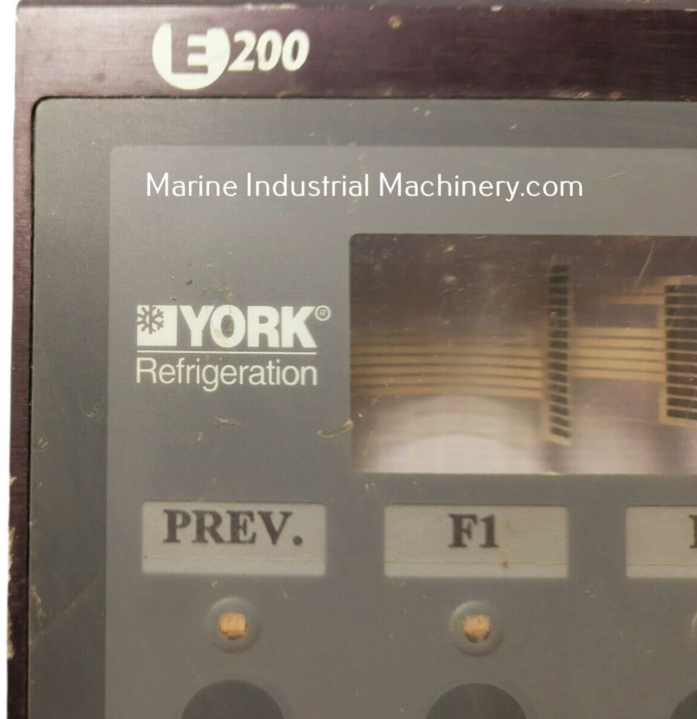 York Refrigeration E200 Operator Interface