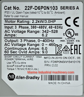 Allen-Bradley Powerflex4M 22F-D6P0N103 AC Drive