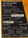 Turck MS1-22 EX Amplifier Relay