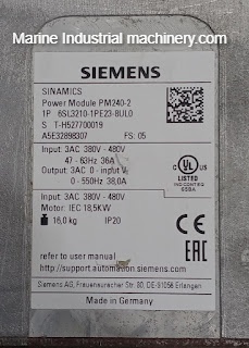 Siemens Sinamics PM240-2 6SL3210-1PE26-8UL0 Power Module