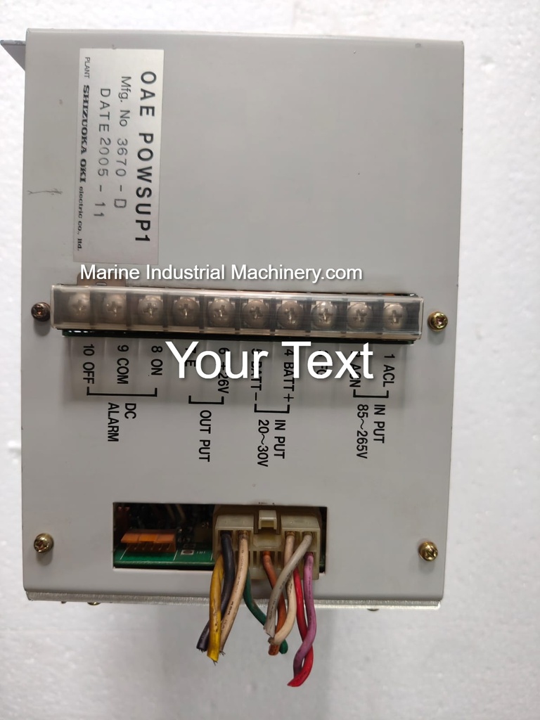 Shizuoka OKI OAE POWSUP1 Power Supply