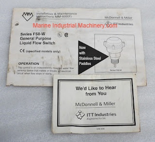 ITT Industrie-McDonnell & Miller FS8-W GenerL Purpose Liquid Flow Switch