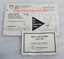 ITT Industrie-McDonnell & Miller FS8-W GenerL Purpose Liquid Flow Switch