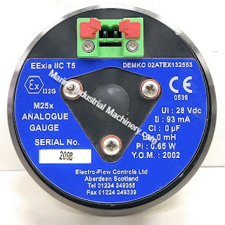Electro-Flow Controls-Demko 02 ATEX 132553 M25X Analogue Gauge