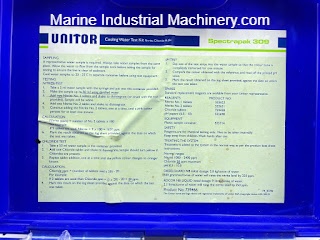 Unitor Spectrapak 309 739466 Cooling Water Test Kit Marine Laboratory