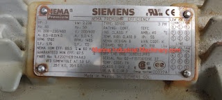Siemens SD100 Nema Premium Efficiency Motor