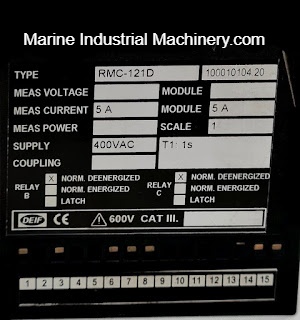 Deif RMC-121D Combined Short Circuit & Over-Current Relay