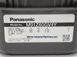 Panasonic M91Z60GV4Y-MY9G6B Variable Speed Induction Motor