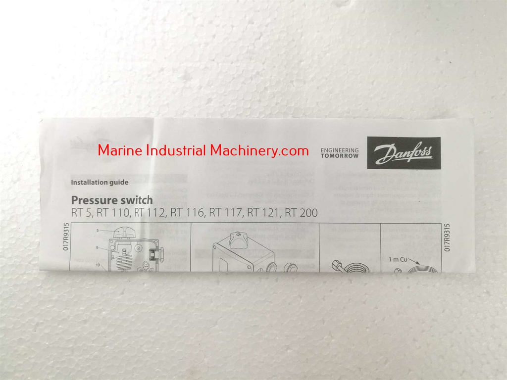 Danfoss RT260A Differential Pressure Switch