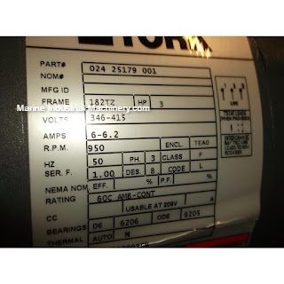 York 024 25179 001 Motor