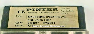Pinter MANOCOMB IP65-1KPDi-VA Precision Low Pressure Switch