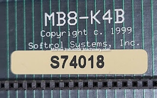 Softrol MB8-K4B Backplane Board