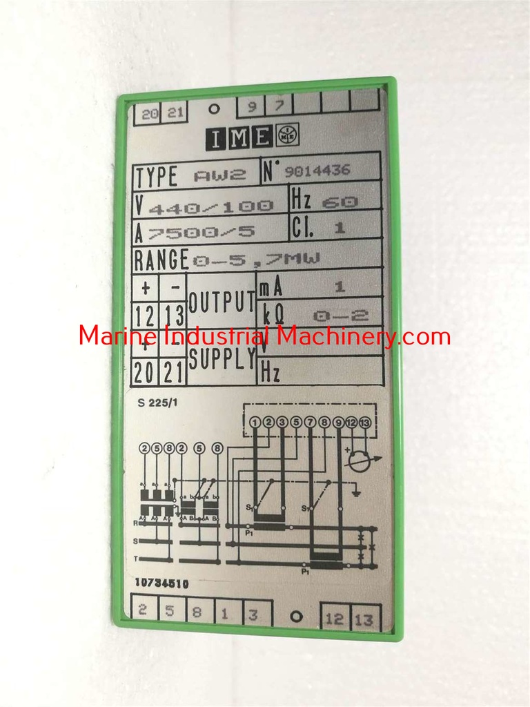 IME AW2 Relay Alarm