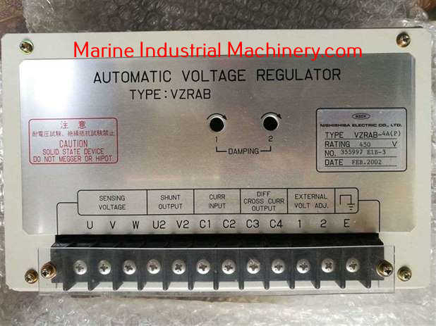 Nishishiba Electric VZRAB-4A(P) Automatic Voltage Regulator