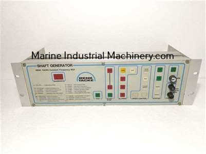 Renk Shaft Generator 1957502 RCF Control Panel