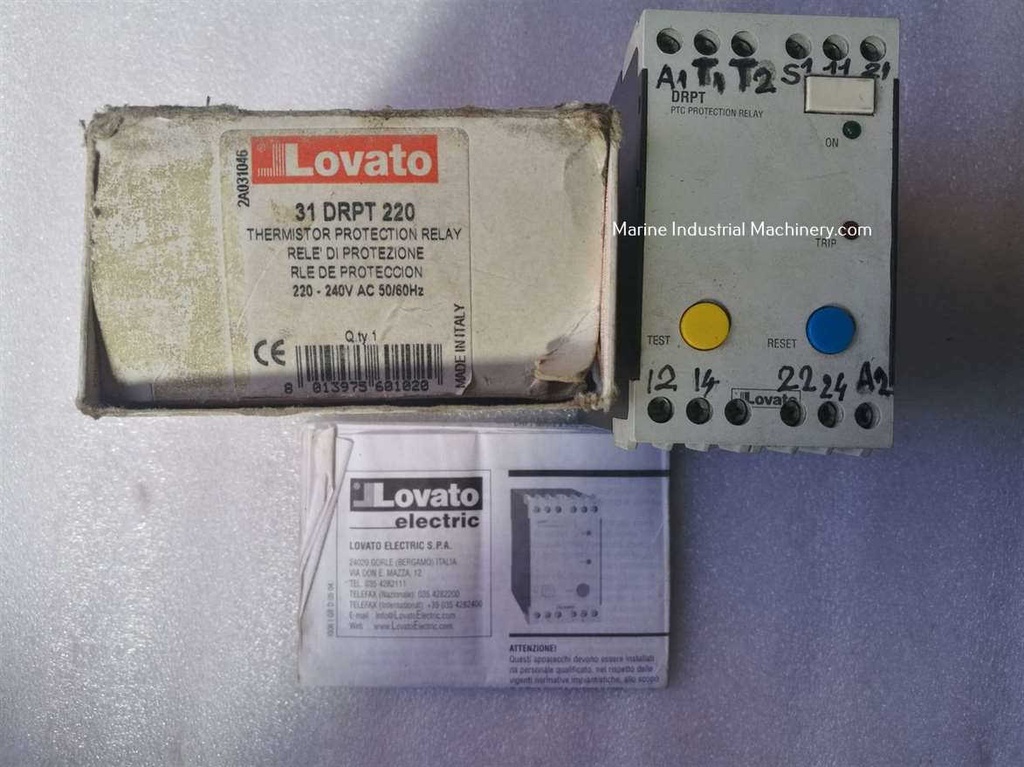 Lovato 31 DRPT 220 Thermistor Protection Relay