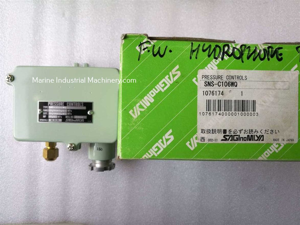 Saginomiya SNS-C106WQ Pressure Controls