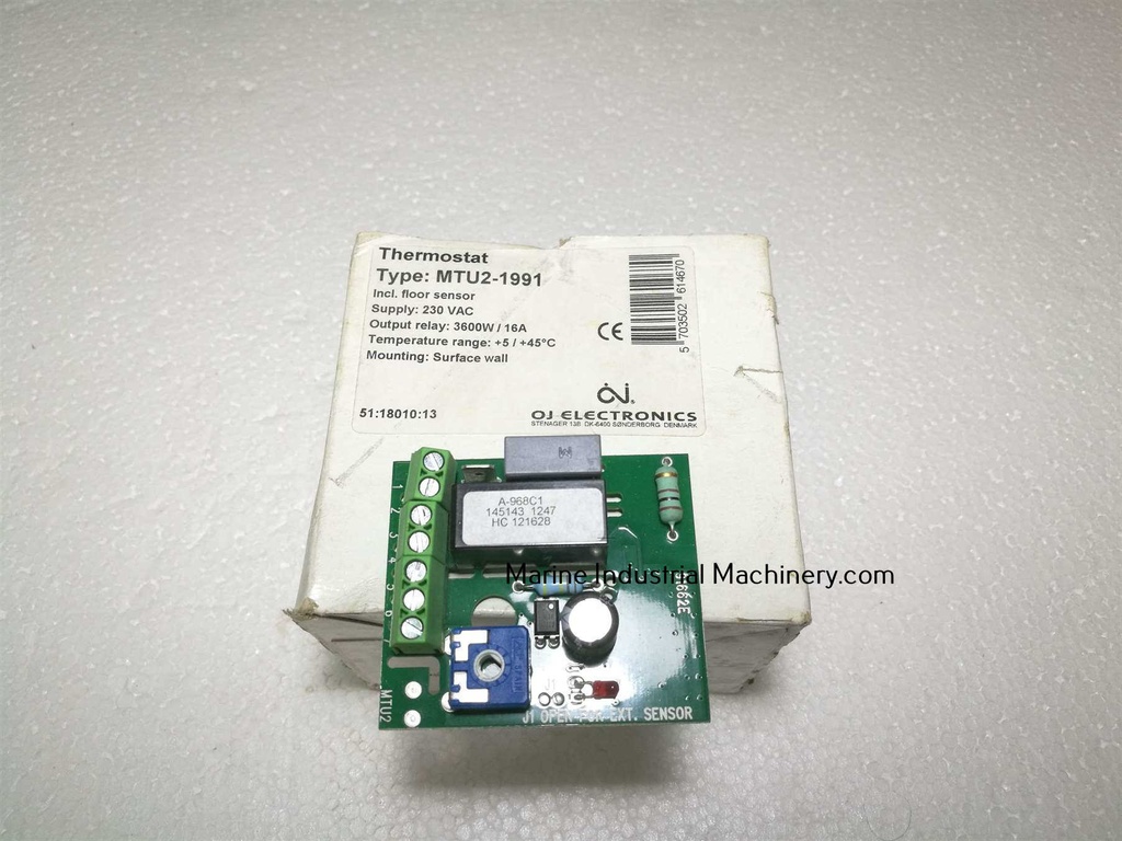 OJ Electronics MTU2-1991 Underfloor Heating Themostat with Circuit