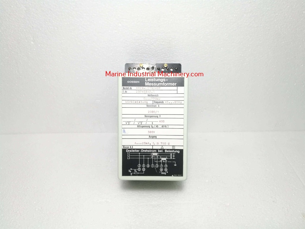 Gossen 4824-C5190H07 Power Transmitter
