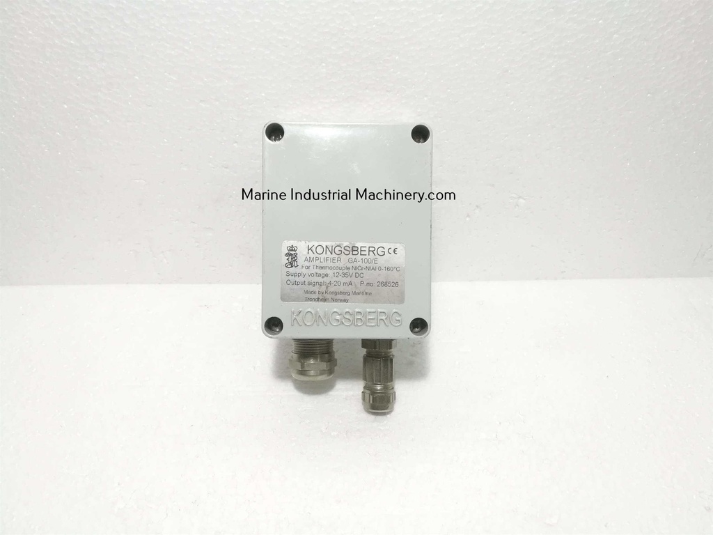 Kongsberg GA-100/E Thermocouple Amplifier Connection Box