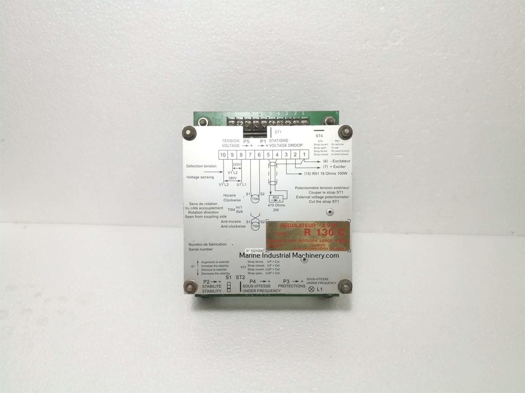 Leroy Somer R 130 C Automatic Voltage Regulator