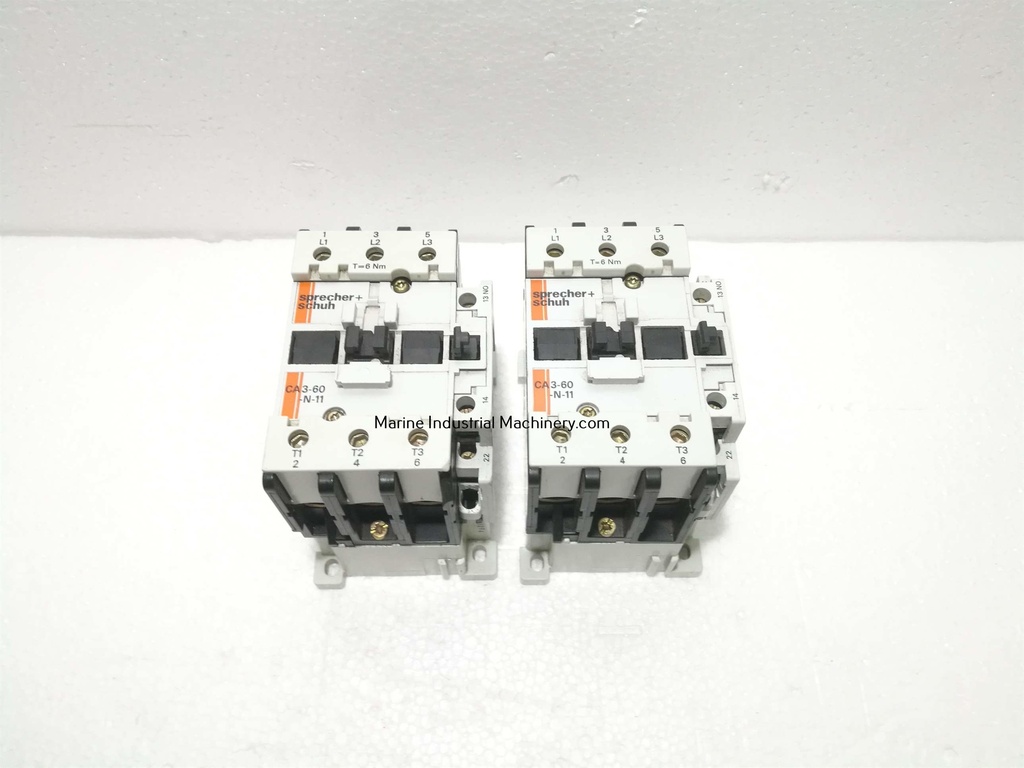 Sprecher + Schuh CA3-60-N-11 Power Control Contactor Motor Starter