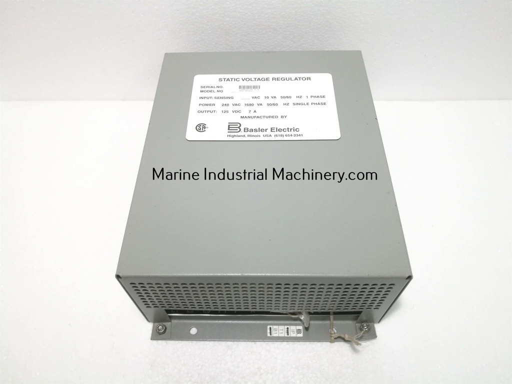 Basler Electric SR8A-2B1B3A Static Voltage Regulator