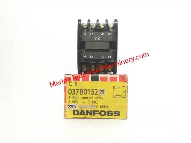 Danfoss C6 4 Pole Control Relay