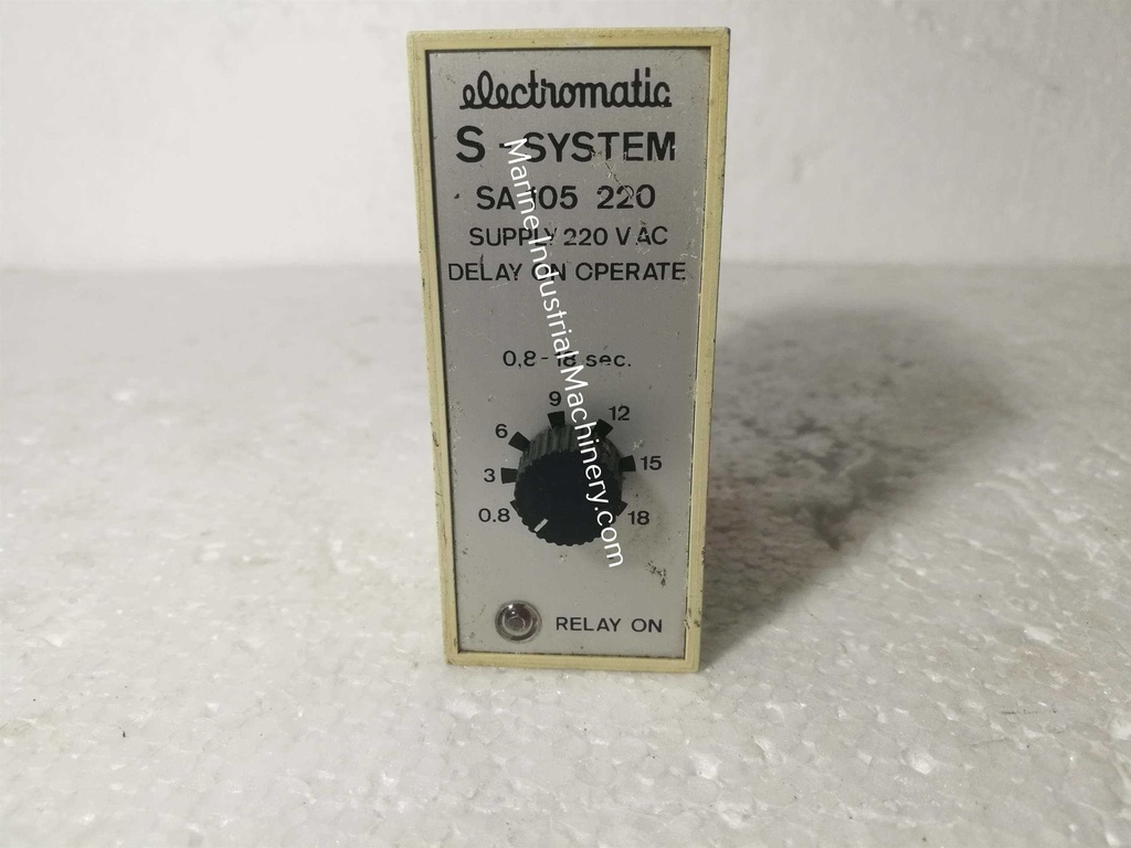 Electromatic S-System SA 105 220 Delay On Operate