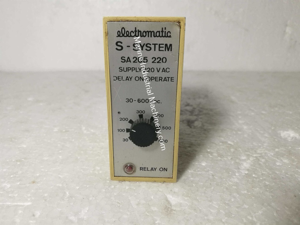 Electromatic S-System SA 205 220 Delay On Operate