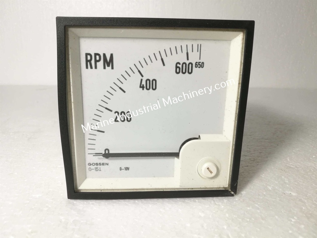 Gossen Analog Panel Meter(0-600,650RPM) 